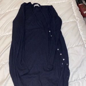 Button up long cardigan